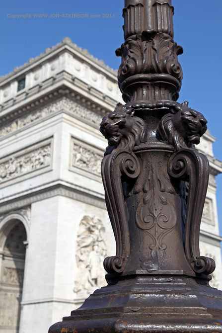Arc De Triomphe, Paris, France.
